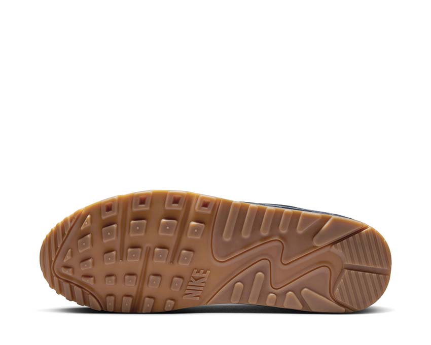 Nike Air Max 90 Midnight Navy / White - Black - Gum Med Brown FB9658-400