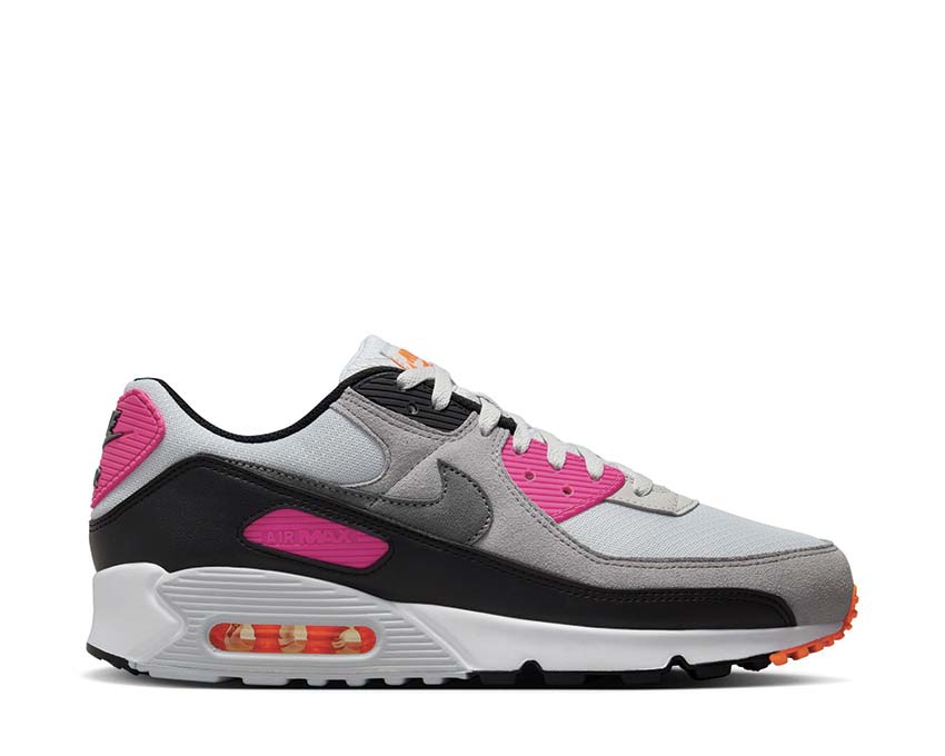 NIKE WMNS AIR MAX 90 SE PATCHWORK WHITE LIGHT CURRY-HABANERO RED-WHITE Pure Platinum / Cool Grey - Alchemy Pink FN6958-003