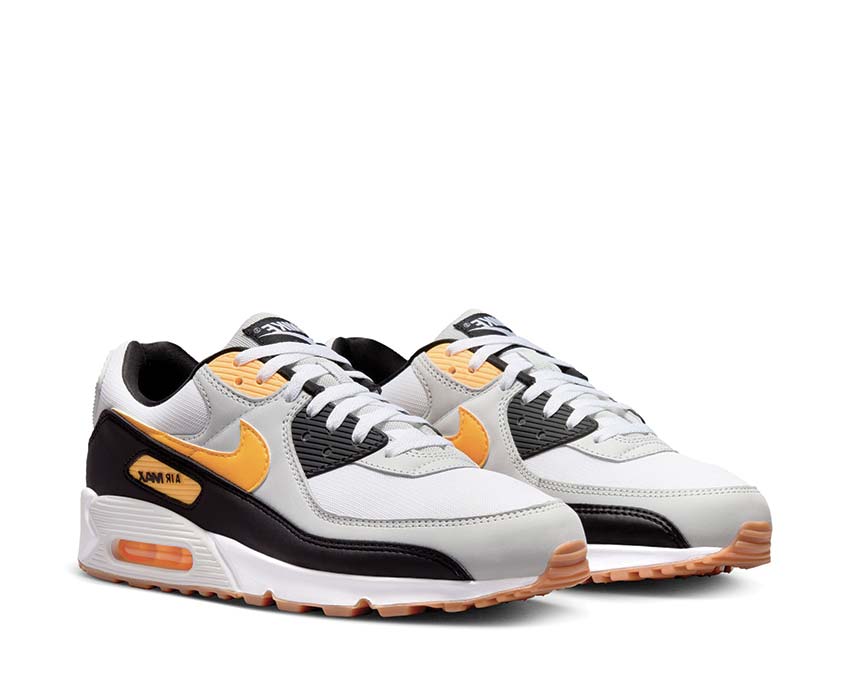 Nike Air Max 90 White / Laser Orange - Phantom Dust - Black FB9658-101