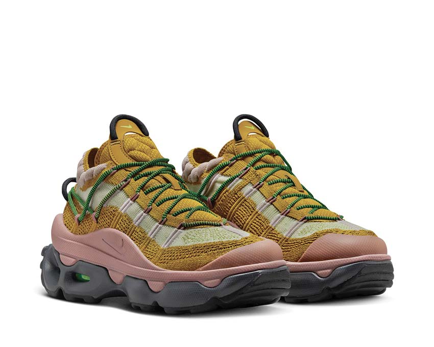 Nike Air Max Flyknit Venture Bronzine / Volt - Smokey Mauve - DK Smoke Grey FD2110-700