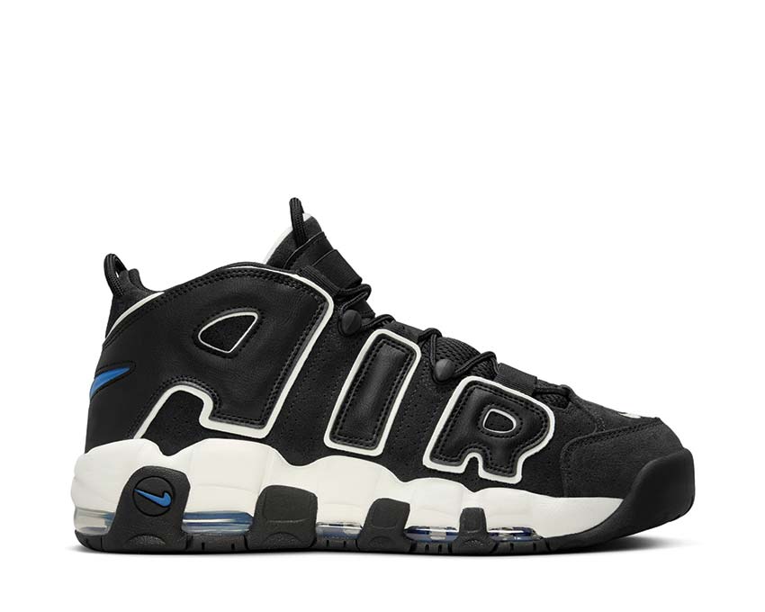Nike Air More Uptempo '96 Black / Star Blue - Summit White - Sail FB8883-001 Nike Air More Uptempo '96 Black / Star Blue - Summit White - Sail FB8883-001