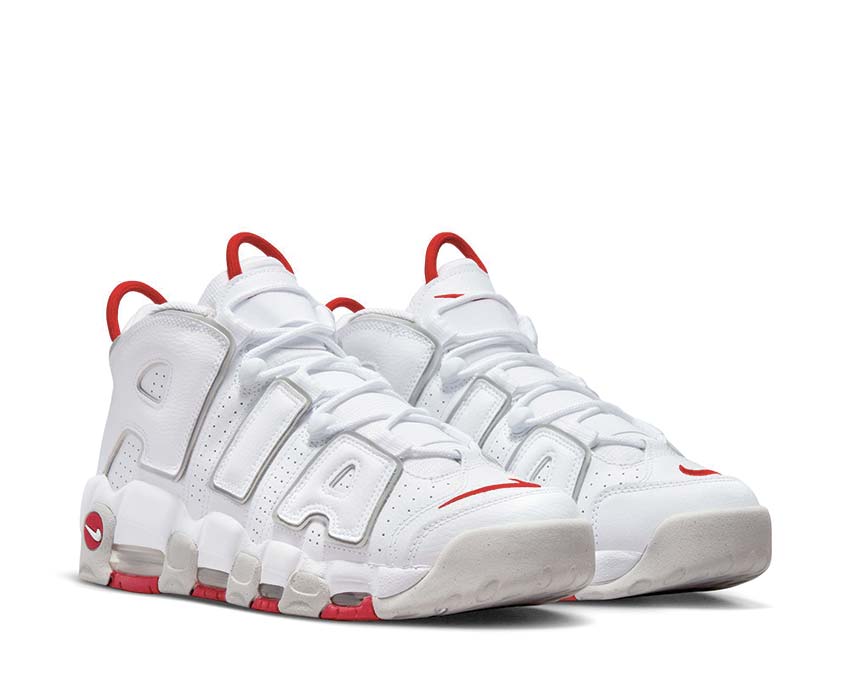 Nike Air More Uptempo '96 White / University Red - Grey Fog DX8965-100