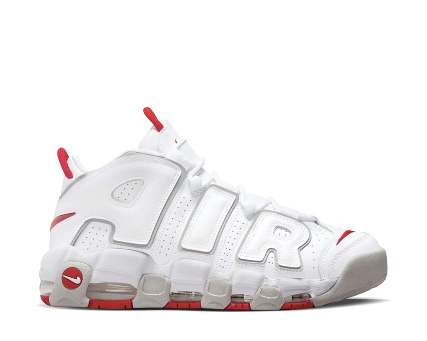 Nike Air More Uptempo '96 White / University Red - Grey Fog DX8965-100