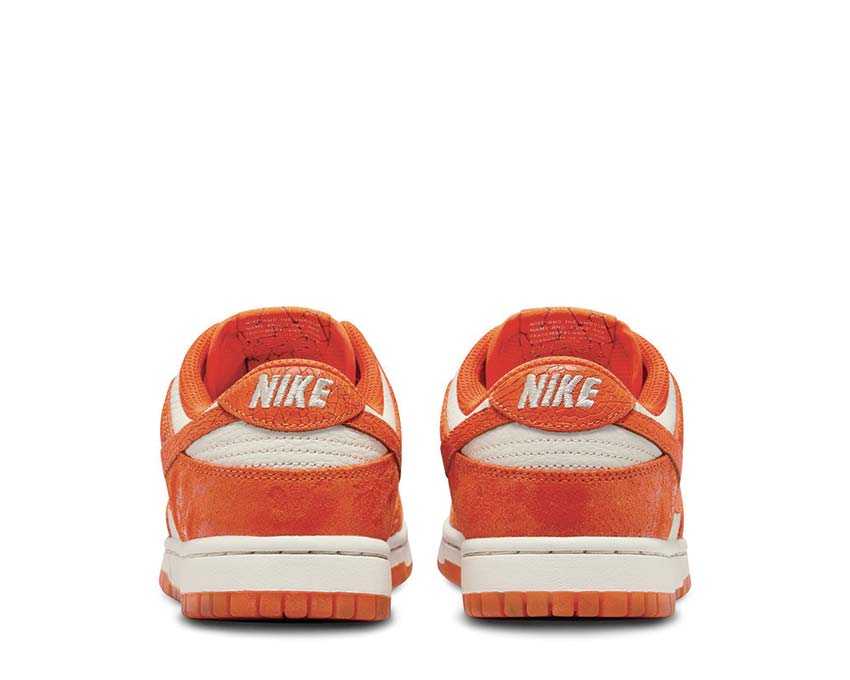 Nike Dunk Low Wmns Light Bone / Safety Orange - Laser Orange BRN FN7773-001