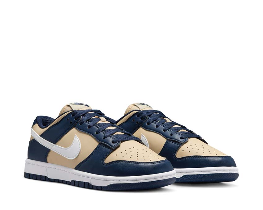 Nike Dunk Low Midnight Navy / White - Team Gold DD1873-401