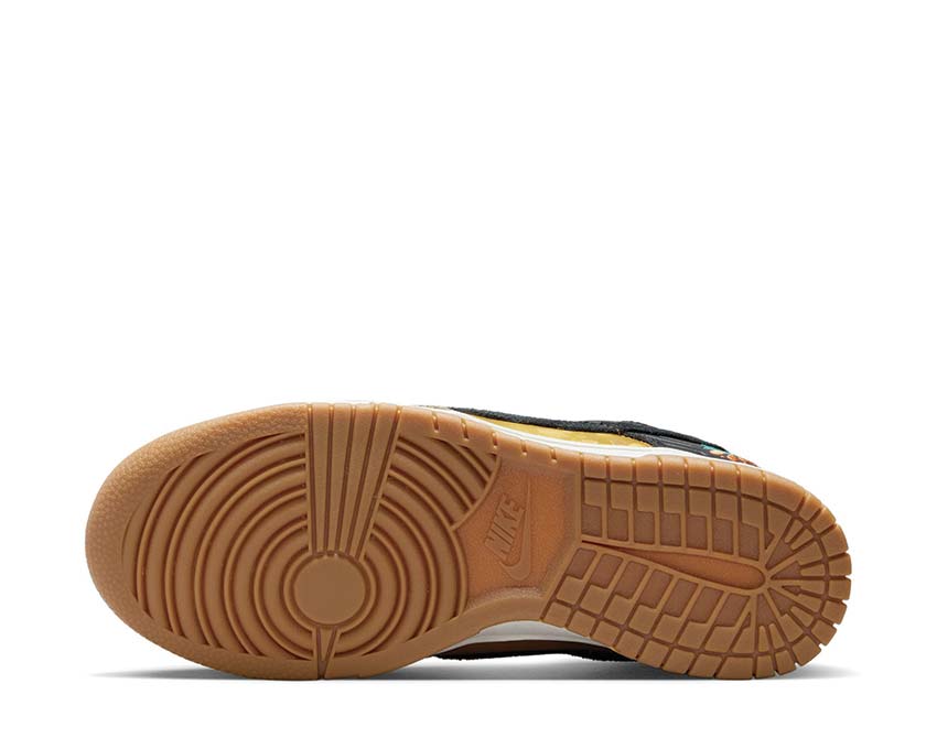 Nike Dunk Low Premium Black / Khaki - Metallic Gold - Medium Ash FQ8148-010