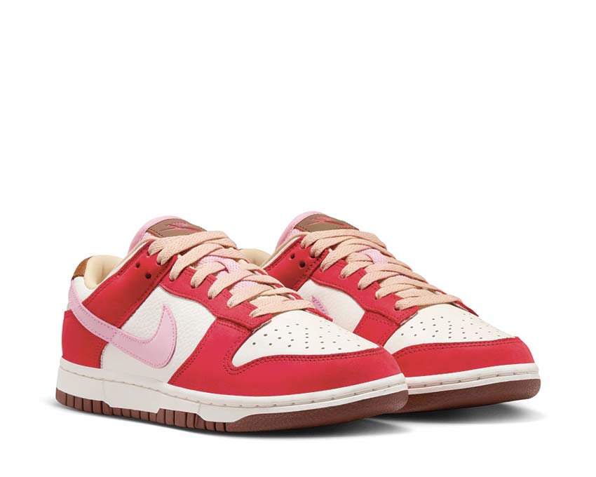 Nike Dunk Low Prm W Sport Red / Sheen - Sail - Medium Brown FB7910-600
