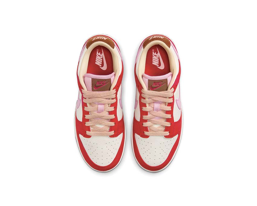 Nike Dunk Low Prm W Sport Red / Sheen - Sail - Medium Brown FB7910-600