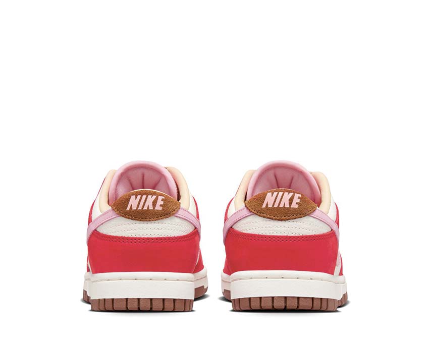 Nike Dunk Low Prm W Sport Red / Sheen - Sail - Medium Brown FB7910-600