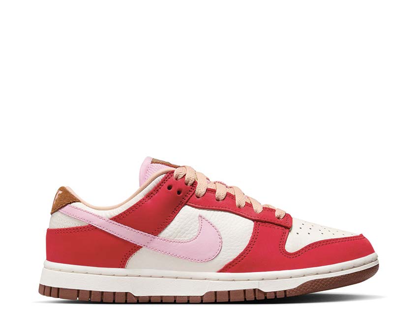 Nike Dunk Low Prm W Sport Red / Sheen - Sail - Medium Brown FB7910-600
