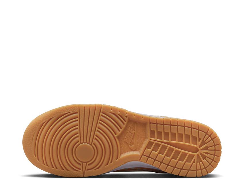 Nike Dunk Low EWT Vivid Sulfur / White - Gum Light Brown DZ2777-700