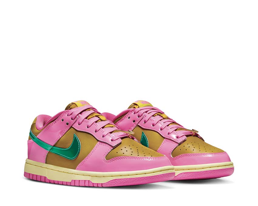 Nike Dunk Low QS Playfull Pink / Multi Color - Bronzine FN2721-600