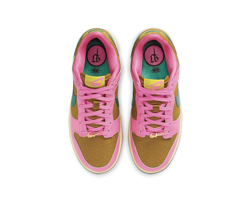 Nike Dunk Low QS Playfull Pink / Multi Color - Bronzine FN2721-600