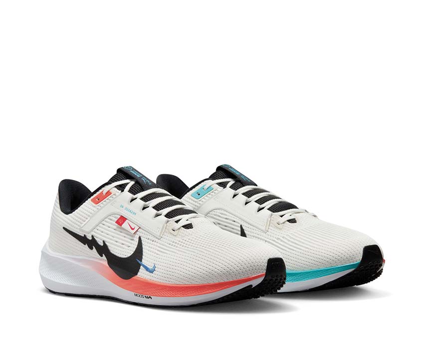 Nike Pegasus 40 Sail / Black - White - Bright Crimson FZ5055-101
