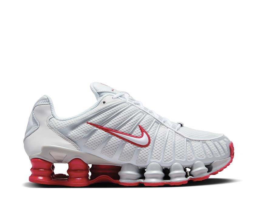 Nike Shox TL W Platinum Tint / White - Gym Red FZ4344-001