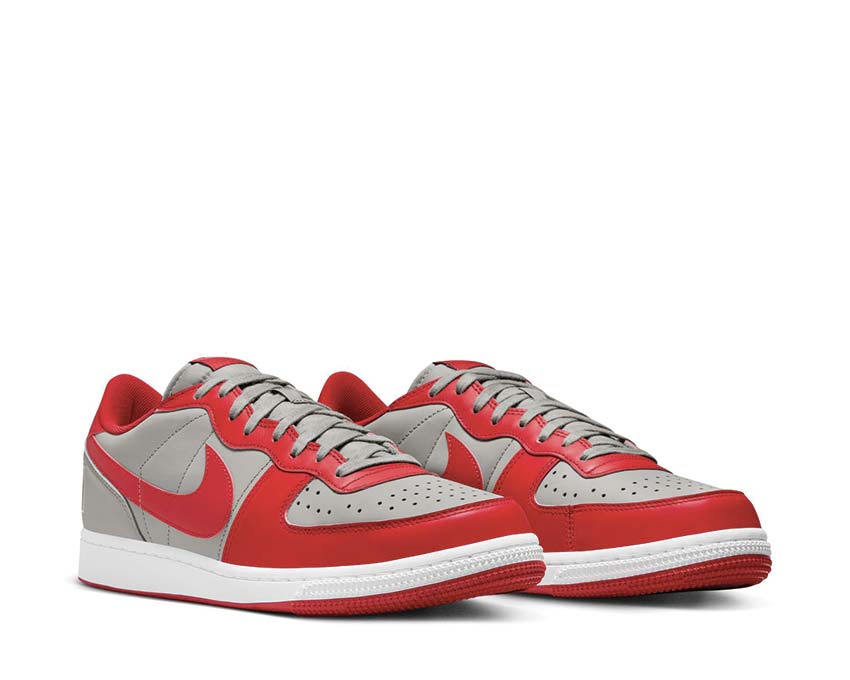 Nike Terminator Low Medium Grey / Varsity Red - White FZ4036-099