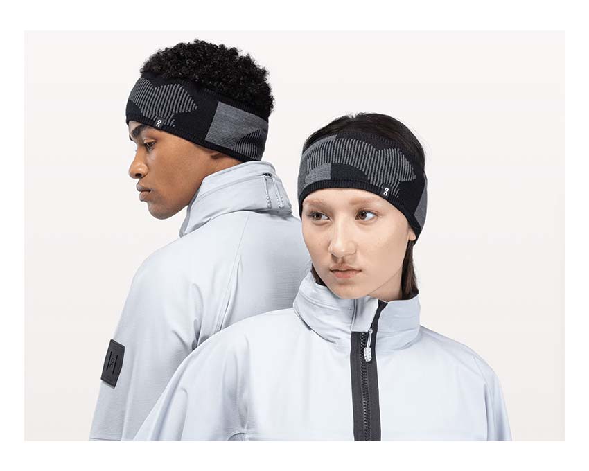 On Explorer Merino Headband Rock / Black 353.00968