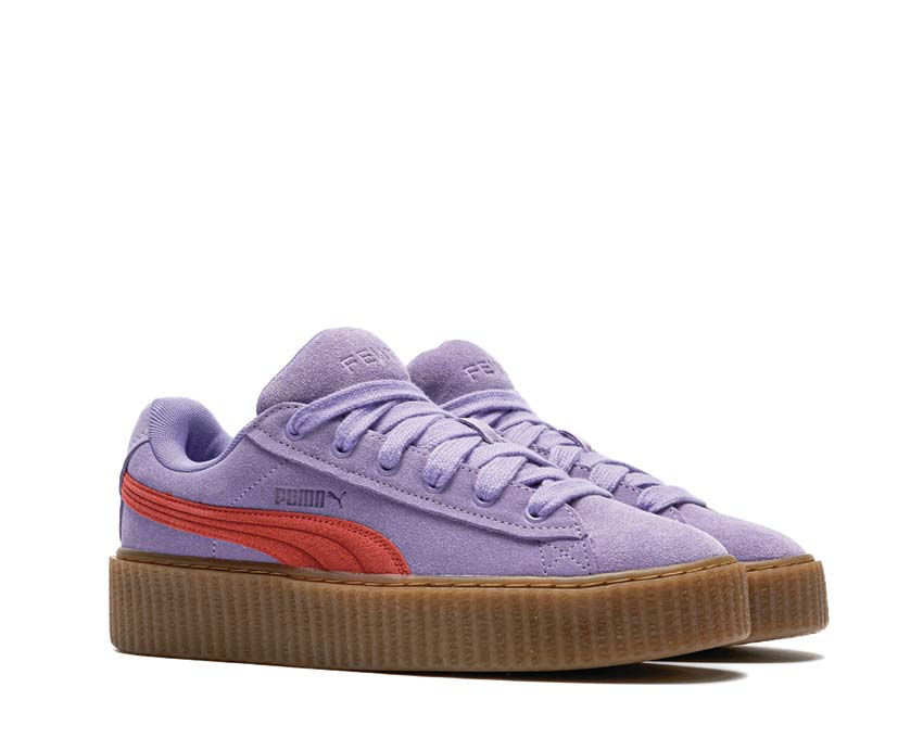 Puma Creeper Phatty Lavender Alert / Burnt Red 396403 03