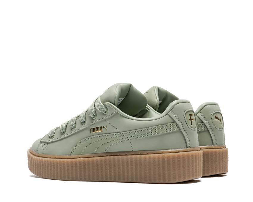 Puma Fenty Creeper Phatty Green Fog / Gold - Gum 396813 02