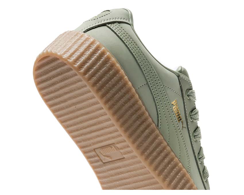 Puma Fenty Creeper Phatty Green Fog / Gold - Gum 396813 02