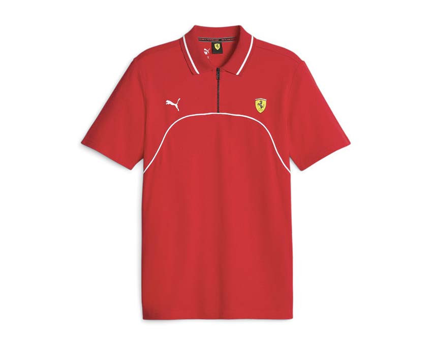 zip detail long-sleeve T-shirt Rosso Corsa 620945 02