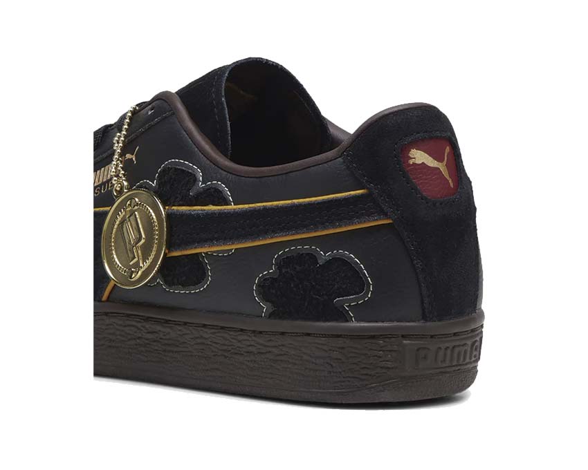 Puma One Piece Blackbeard Suede Black / Dark Chocolate 396525 01