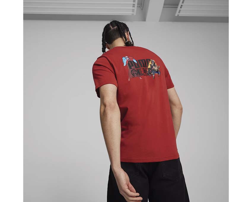 Puma One Piece Tee Club Red 624665 24
