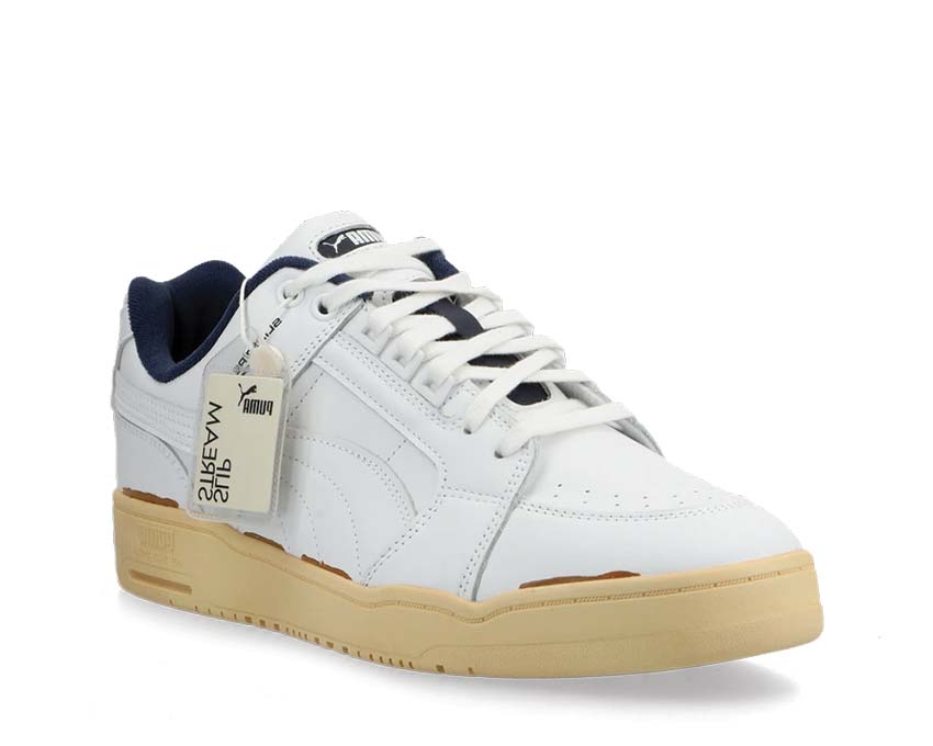 Puma lipstream Lo The Neverworn II White / New Navy - Light Straw 393137 01