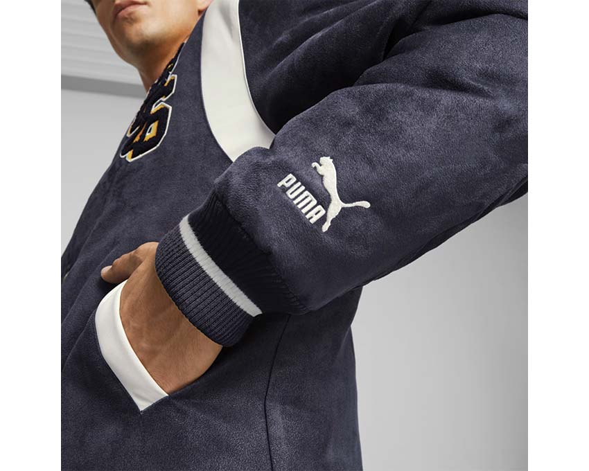 Puma Staple Varsity Jacket New Navy 622203-16