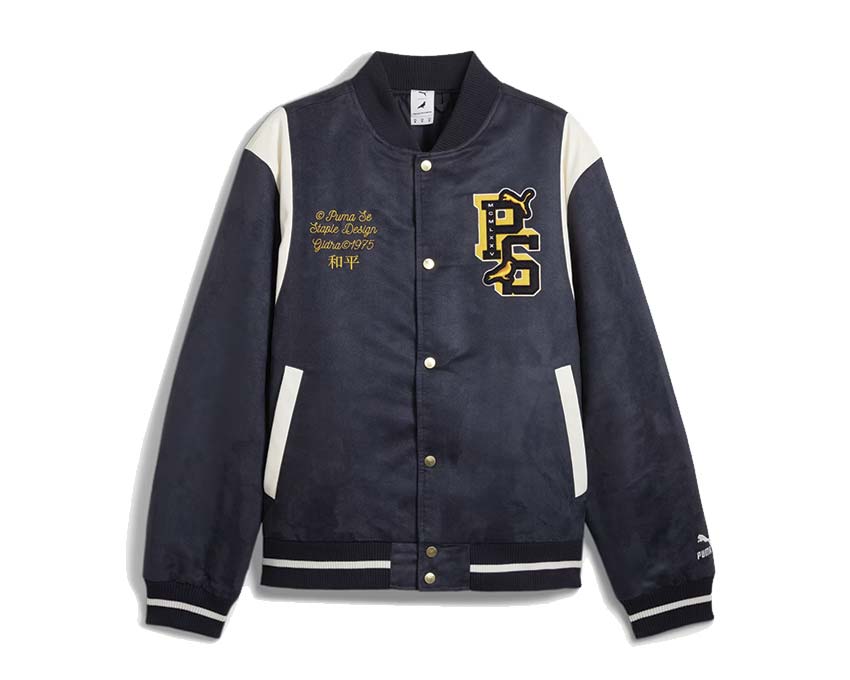 Puma Staple Varsity Jacket New Navy 622203-16
