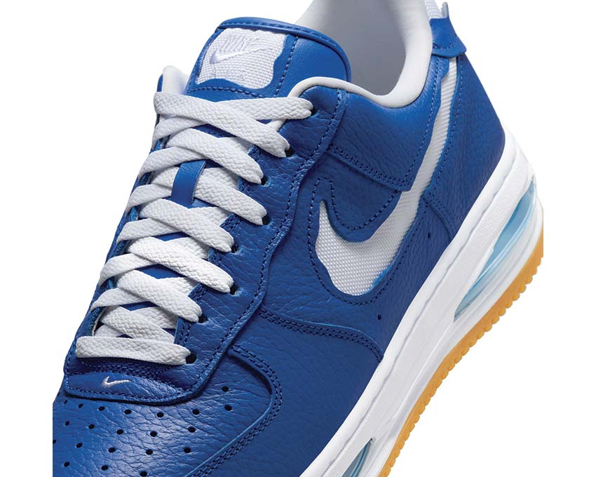 Nike Air Force 1 Low Evo Team Royal / White - Aquarius Blue - Gum Yellow HF3630-400
