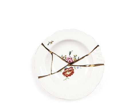 Seletti Marcantonio Kintsugi Soup plate Kintsugi