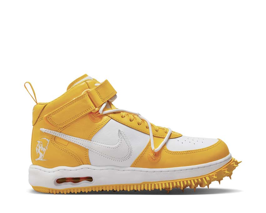 Nike Off-White Air Force 1 Mid White / White - Varsity Maize DR0500-101