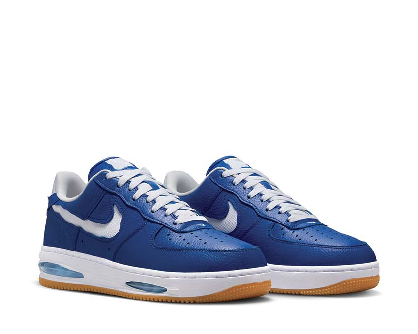 Nike Air Force 1 Low Evo Team Royal / White - Aquarius Blue - Gum Yellow HF3630-400