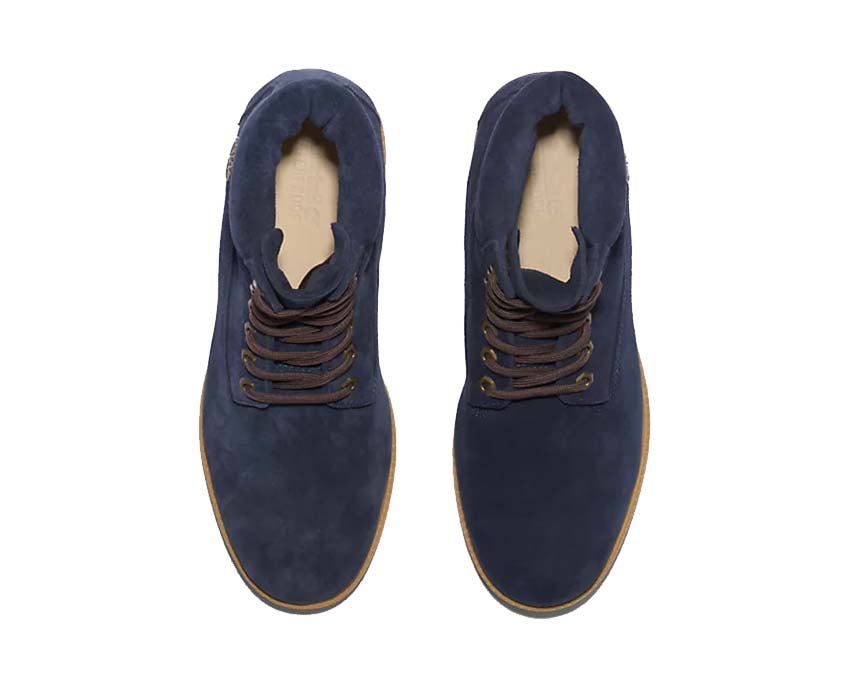 Timberland Heritage 6 Inch Lace Waterproof Dark Blue Nubuck TB 0A6821EP3