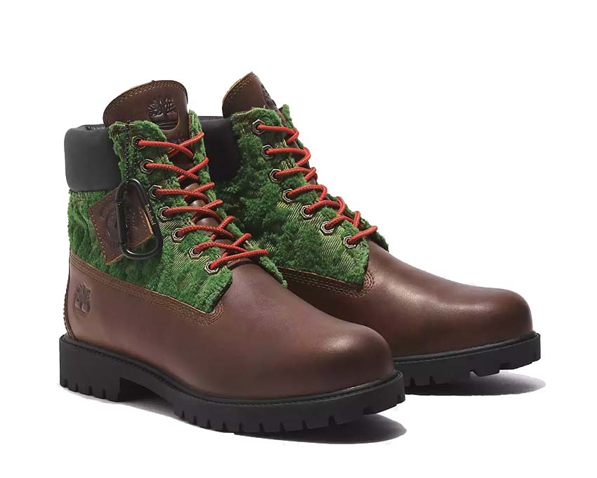Timberland Heritage Black Pioneers 6 Inch Lace Waterproof Medium Brown FULL GR TB-0A2NU3EM4