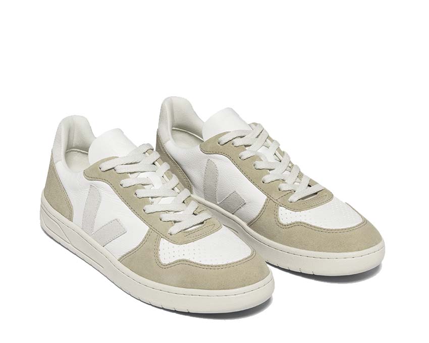 Veja V-10 Chromefree Extra White / Natural - Sahara VX0503298A