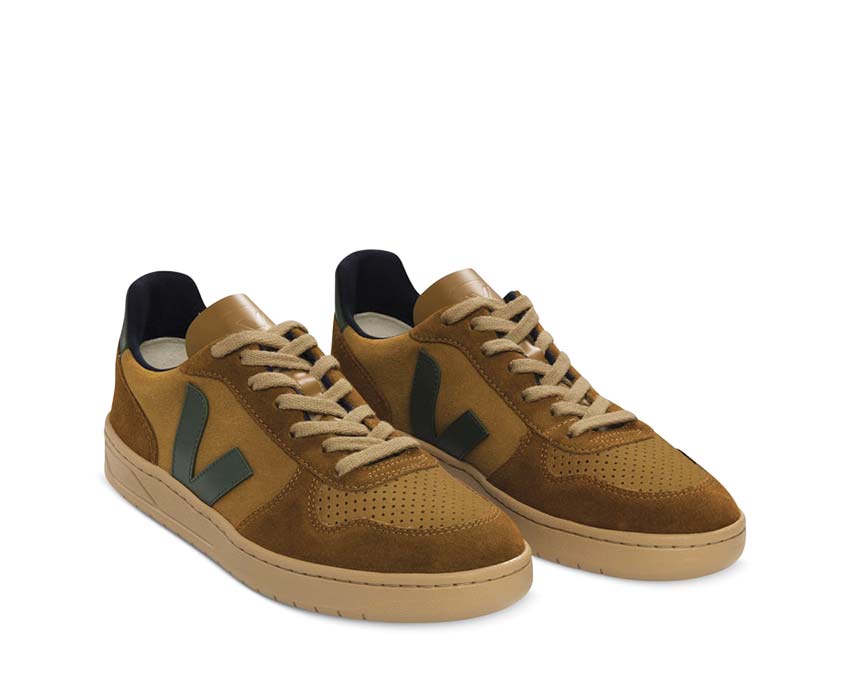 Veja V-10 Suede Camel / Cyprus Multico VX0303293B