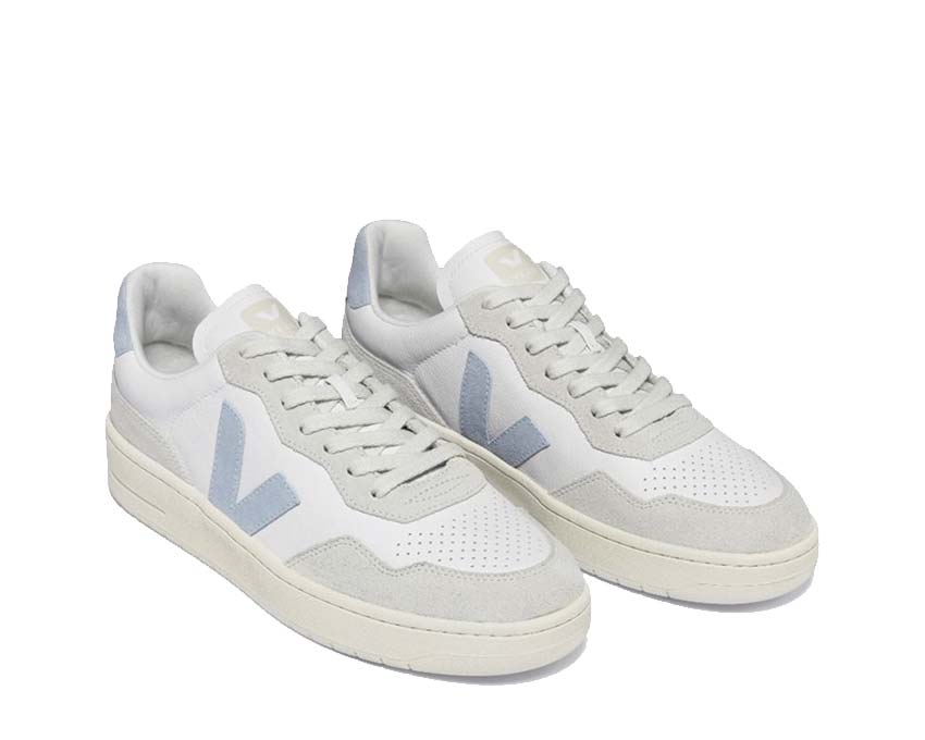 Veja V-90 O.T. Leather Extra White / Steel VD2003387A