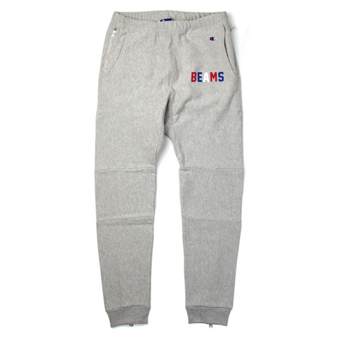 Champion x Beams Elastic Cuff Sweatpants Grey