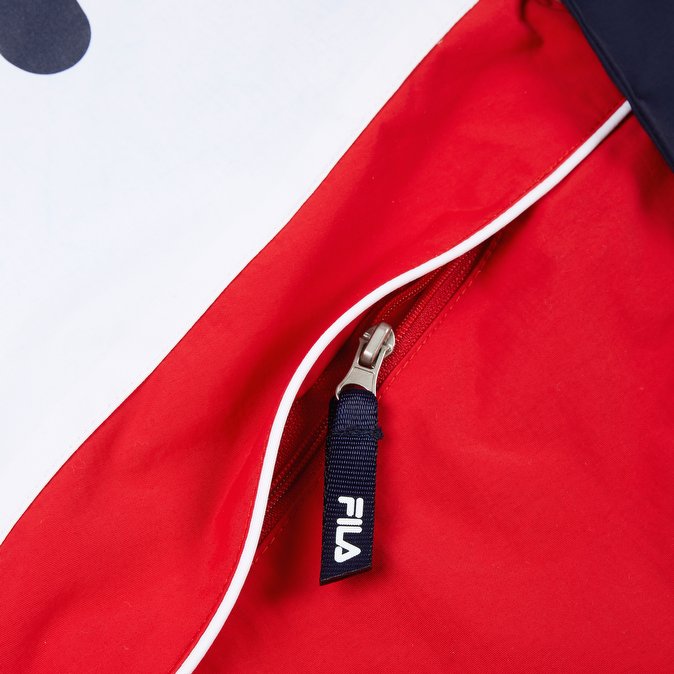 Fila Linden Jacket Peacoat White Red 684187