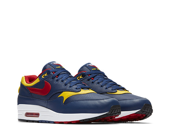 Nike Air Max 1 Premium Navy Red Sulfur 875844-403