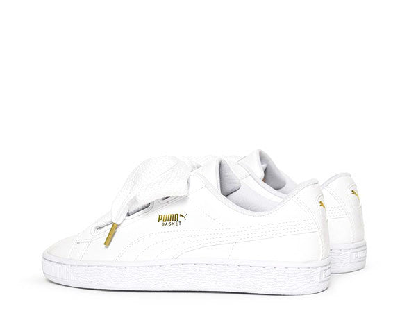 Puma Basket Heart Patent White 36307302 noirfonce