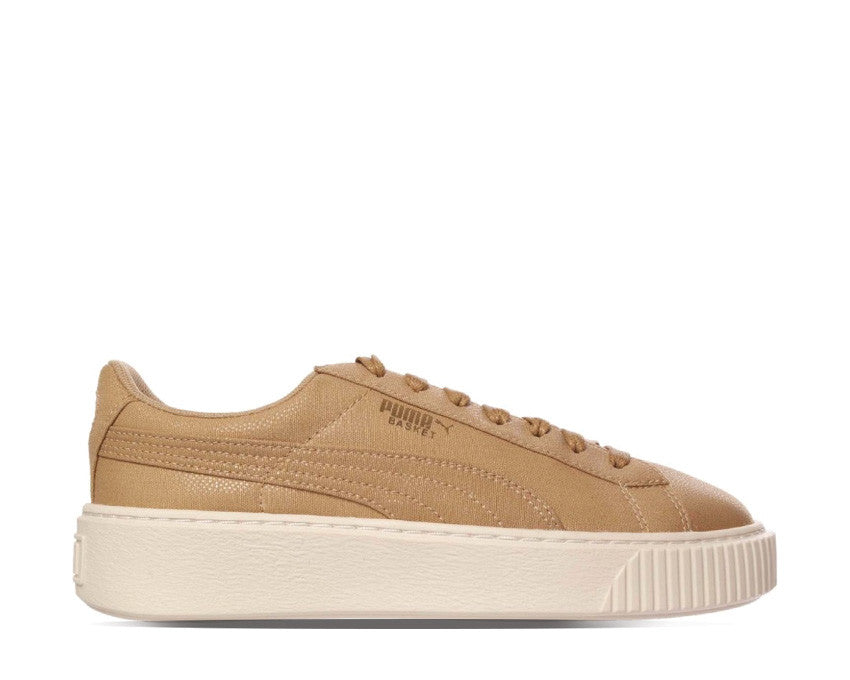 Puma Basket Platform Canvas Oatmeal
