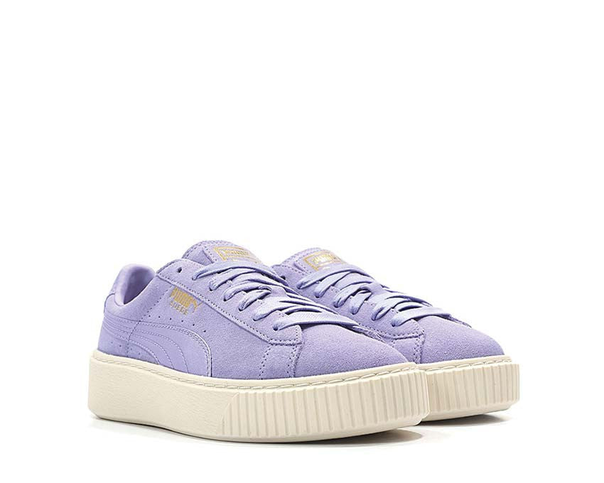 Puma Suede Platform Mono Satin Lilac