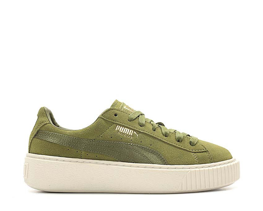 Olive green platform pumas Outlet
