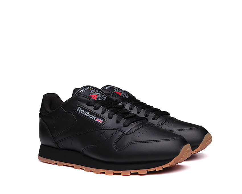 Reebok CL Leather Black Gum