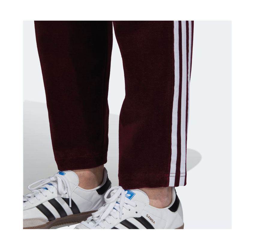 Adidas BB Velour Track Pant Maroon DH5784