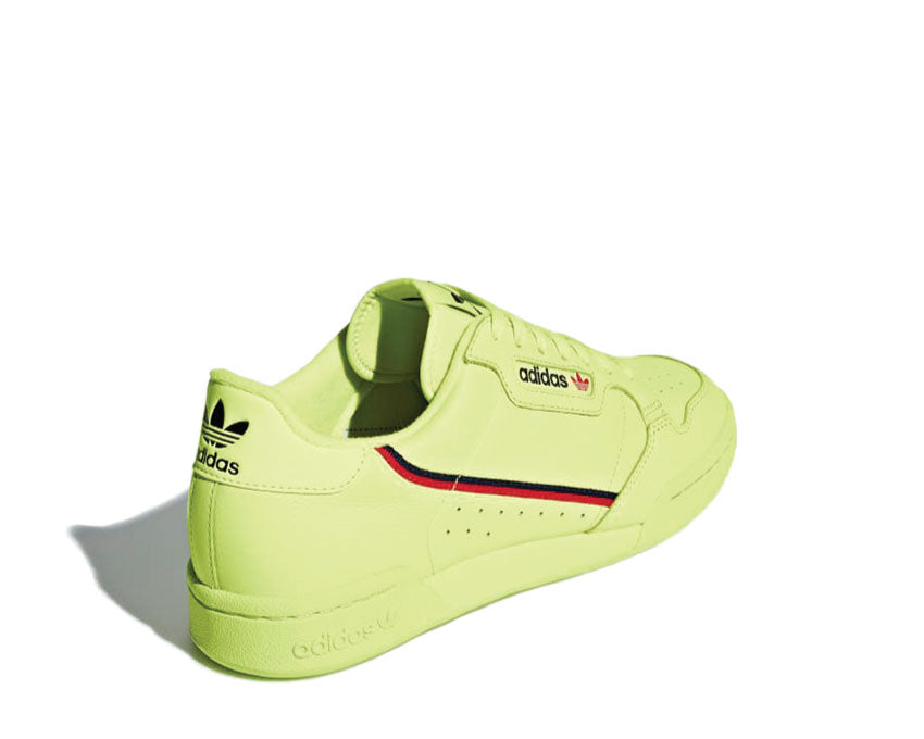 Adidas Continental 80Rascal Semi Frozen Yellow Scarlet Navy B41675