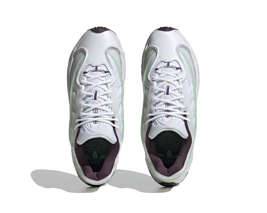 Adidas Oznova Cloud White / Shadow Maroon / Beam Green GW9386